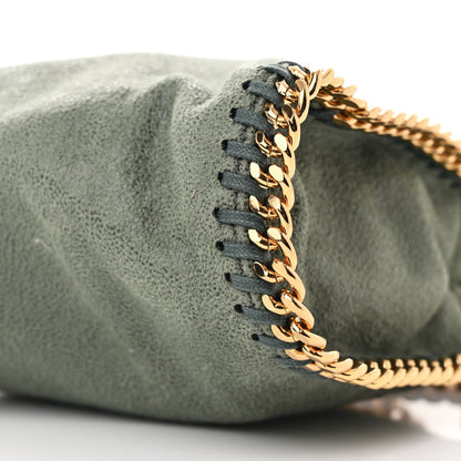 Stella McCartney Shaggy Deer Tiny Falabella Fold Over Tote Stone Green 9 of 9
