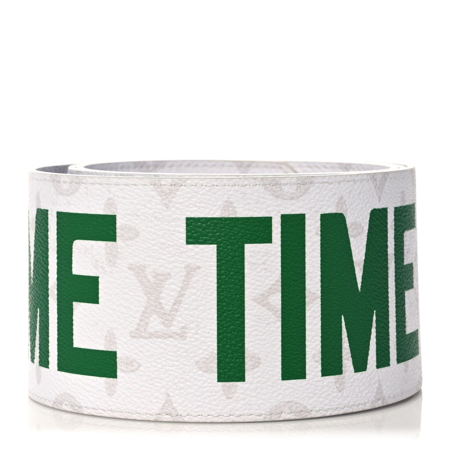 Monogram Shoulder Strap 80 MM White