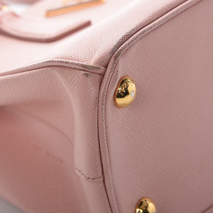 Prada Saffiano Mini Galleria Double Zip Tote Orchidea 19 of 19
