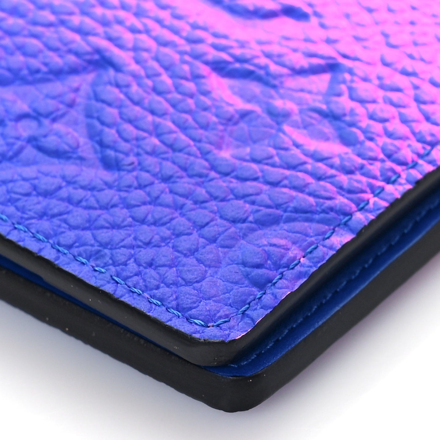 Taurillon Illusion Pocket Organizer Bleu Rose