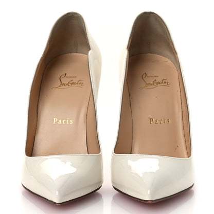 Christian Louboutin Patent Hot Chick 100 Pumps 38 White 3 of 11
