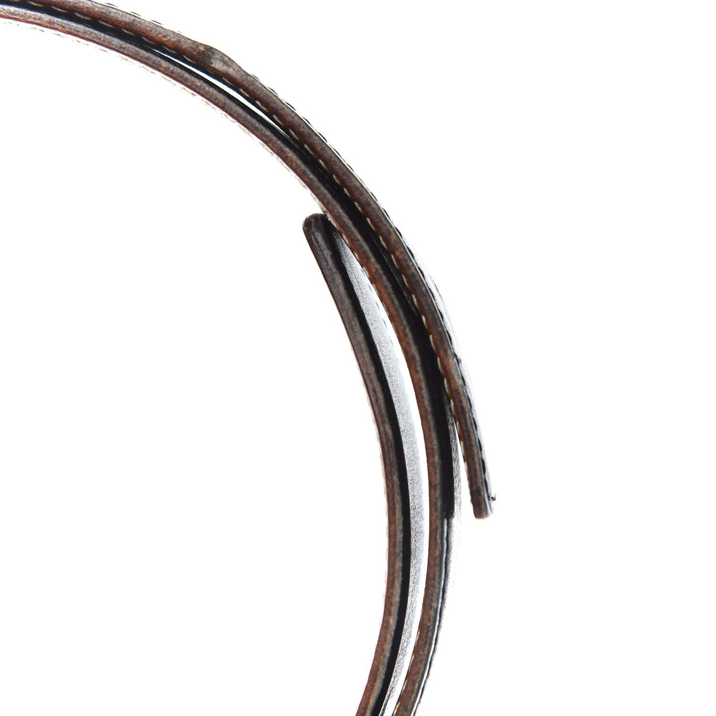 Box Epsom 32mm Belt Strap 70 Black Gold