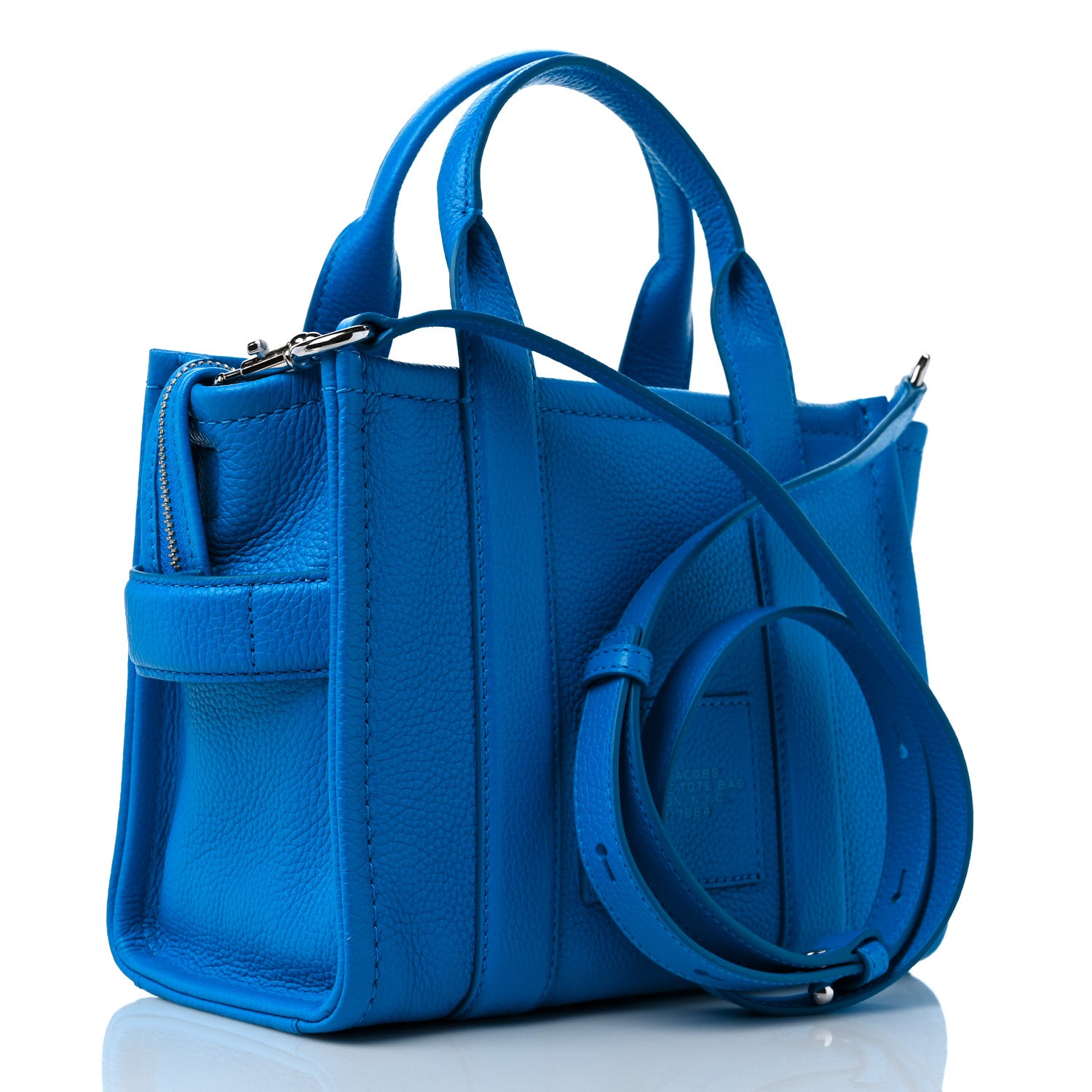 Marc Jacobs Grained Calfskin Small The Tote Bag Scuba 3 of 9
