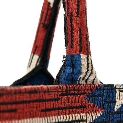 Christian Dior Canvas Embroidered Large Exclusive US Book Tote Multicolor 13 of 13