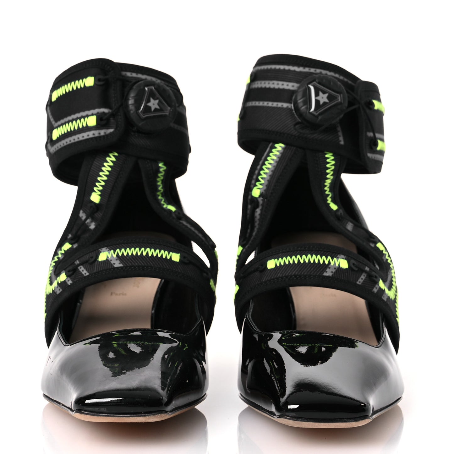 Patent 62-22 Pumps 40 Black Green