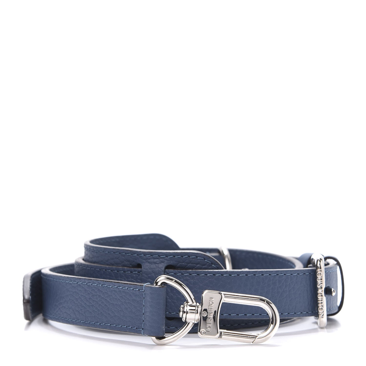 Louis Vuitton Calfskin Adjustable Keepall Bandouliere Shoulder Strap Blue 1 of 5