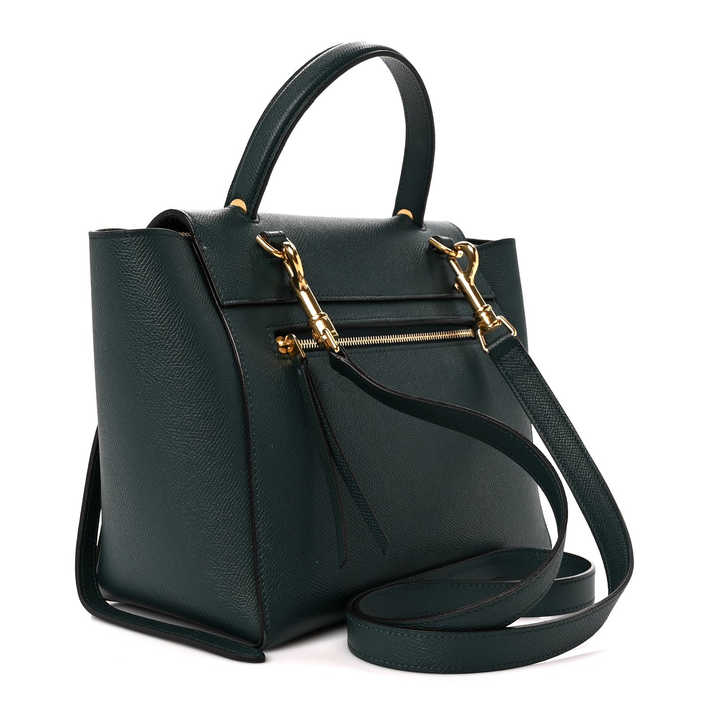 Grained Calfskin Micro Belt Bag Amazone