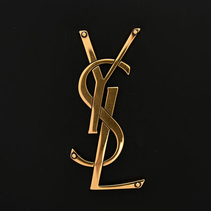 Saint Laurent Calfskin Monogram Small Dylan Shoulder Bag Black 12 of 13