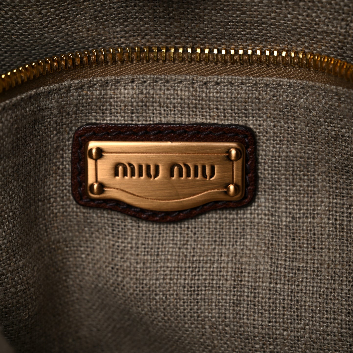 Buffalo Leather Studded Hobo Brown