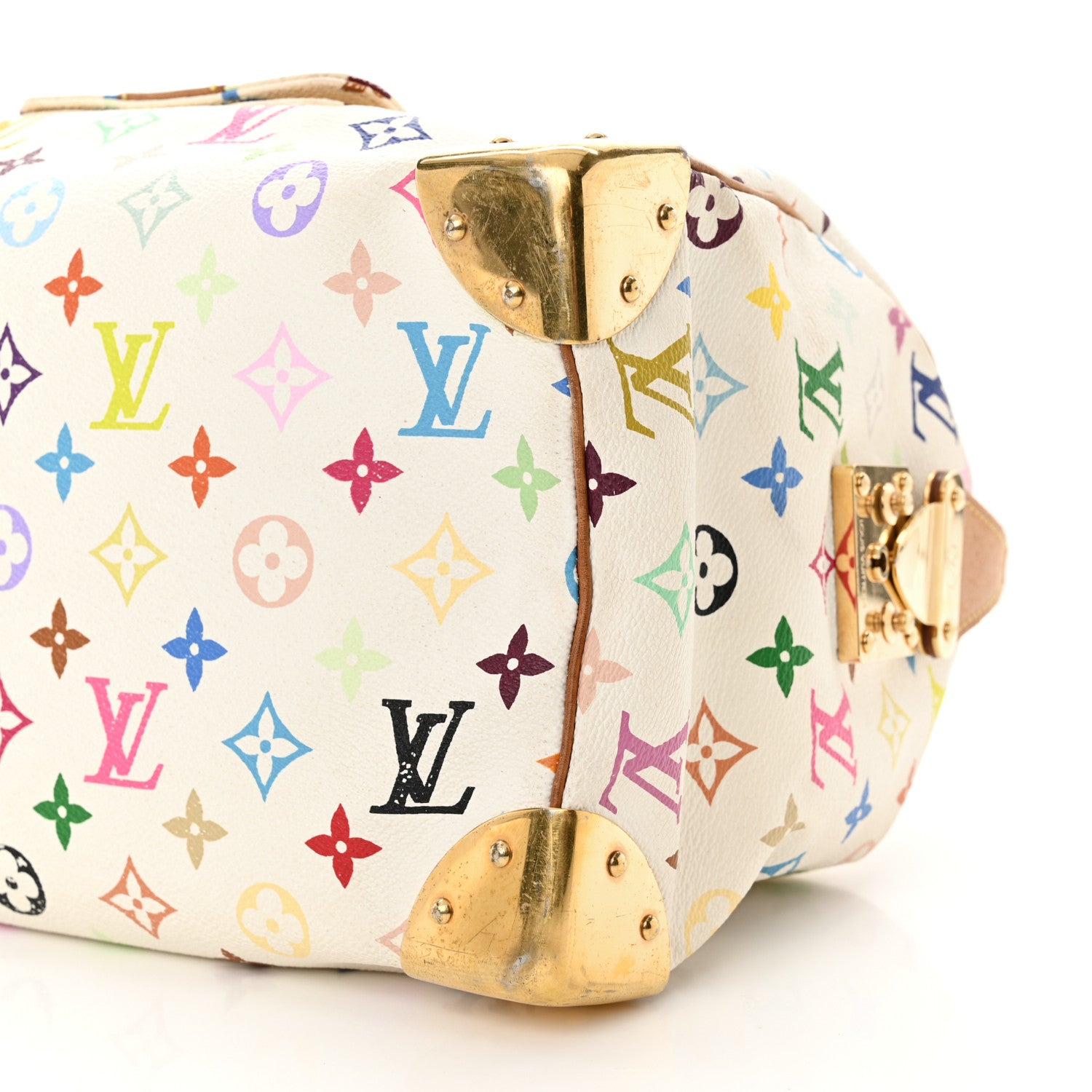 Louis Vuitton Monogram Multicolor Speedy 30 White 10 of 14
