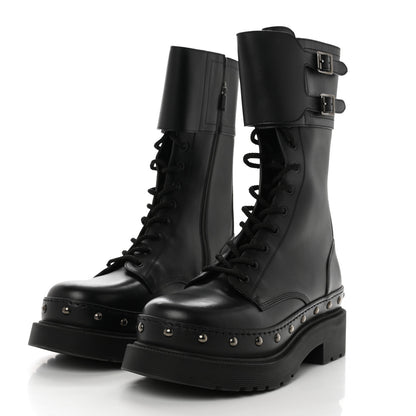 Christian Dior Calfskin Diorquake 25mm Combat Boots 41 Black 3 of 9