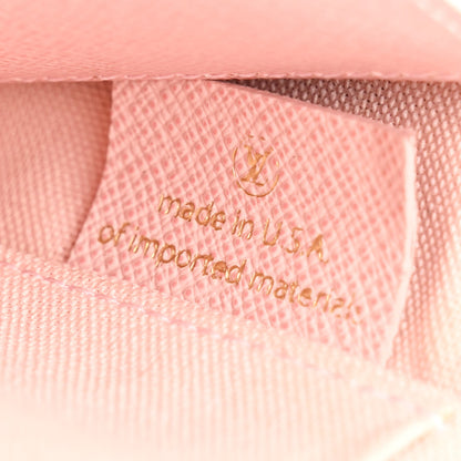 Louis Vuitton Damier Azur Pochette Felicie Chain Wallet Rose Ballerine 10 of 15