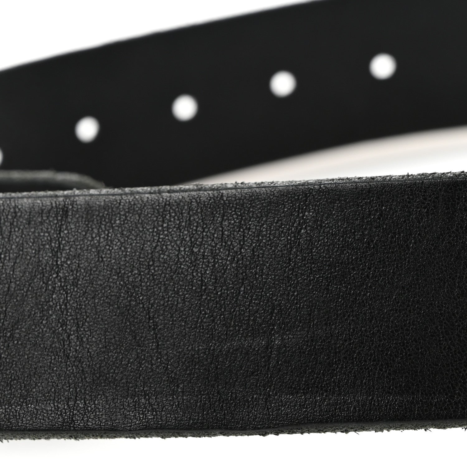 Gucci Faded Calfskin Double G 40mm Belt 85 34 Black 6 of 9