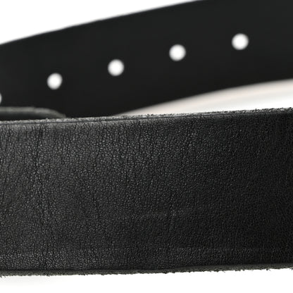 Gucci Faded Calfskin Double G 40mm Belt 85 34 Black 6 of 9