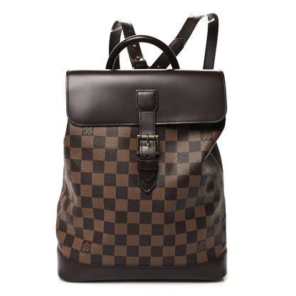 Louis Vuitton Damier Ebene Soho Backpack 1 of 9