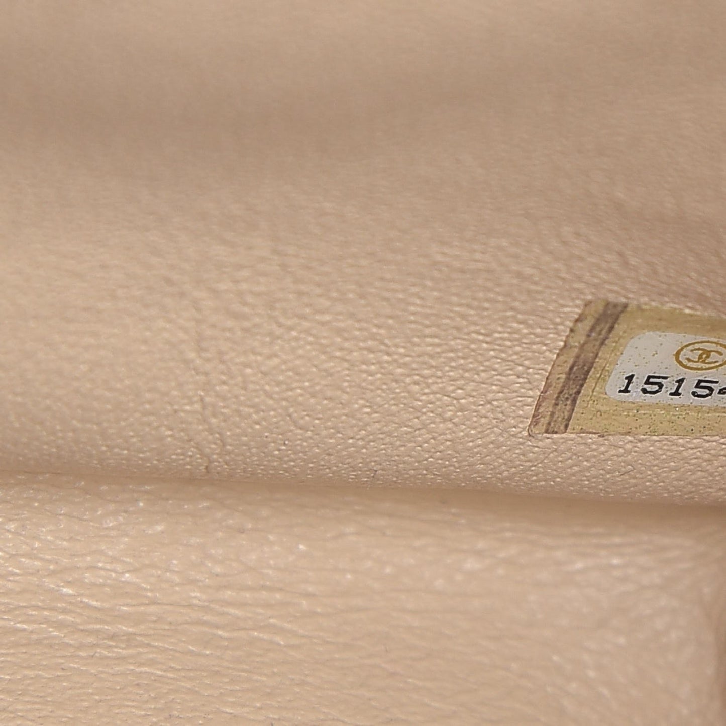 Caviar Quilted Jumbo Double Flap Beige Clair