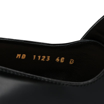 Christian Dior Brushed Calfskin Uniform 30mm Pumps 40 Black 9 of 10