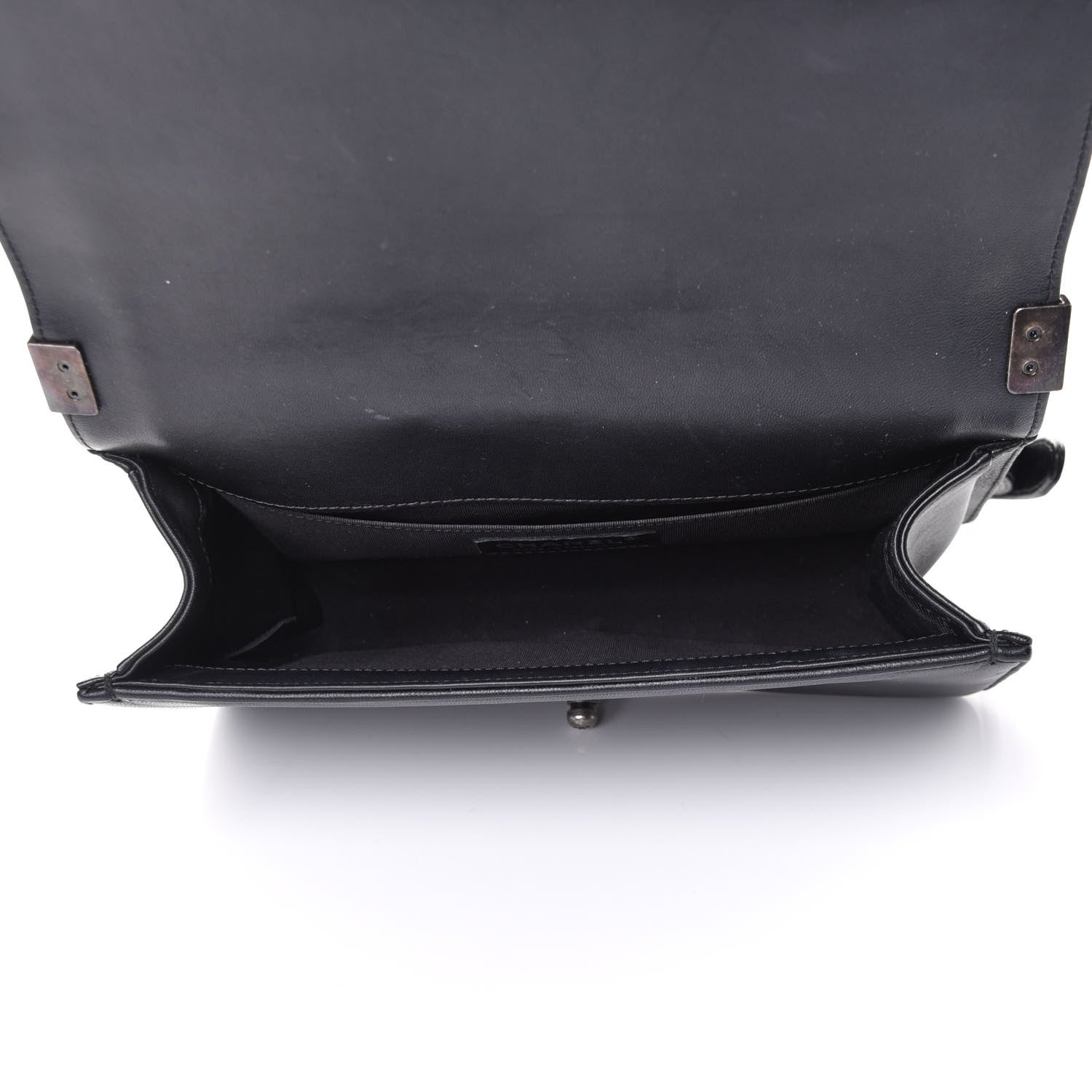 Chanel Lambskin Quilted Medium Boy Flap Black 5 of 11