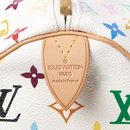 Louis Vuitton Monogram Multicolor Keepall 45 White 10 of 10