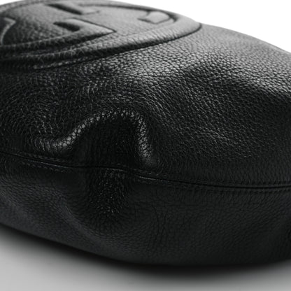 Gucci Pebbled Calfskin Medium Soho Hobo Black 10 of 14