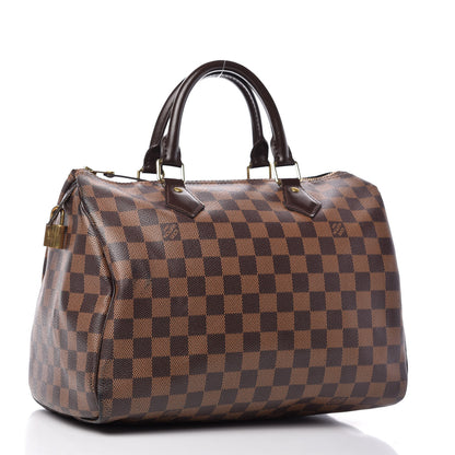 Louis Vuitton Damier Ebene Speedy 30 3 of 12
