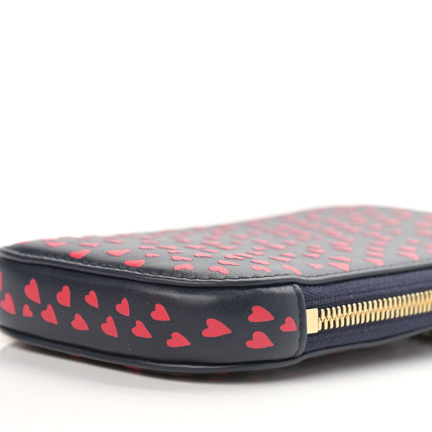 Christian Dior Calfskin I Love Paris Phone Holder Blue Red 10 of 10