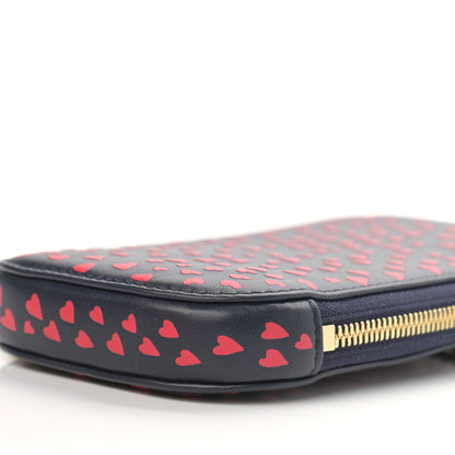 Christian Dior Calfskin I Love Paris Phone Holder Blue Red 10 of 10