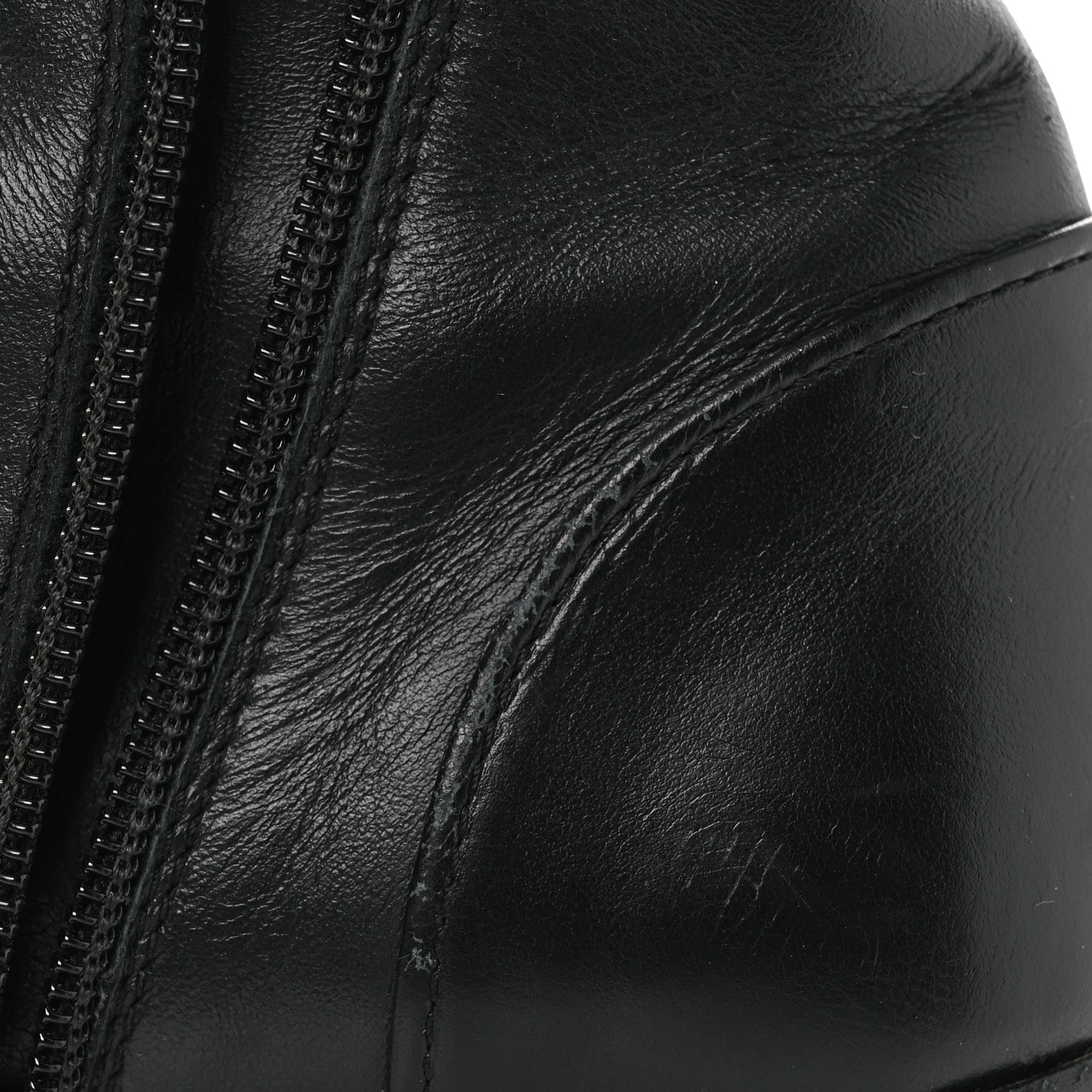 Jimmy Choo Calfskin Combat Boots 36.5 Black 13 of 14