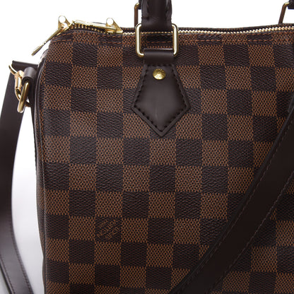 Louis Vuitton Damier Ebene Speedy Bandouliere 25 9 of 12