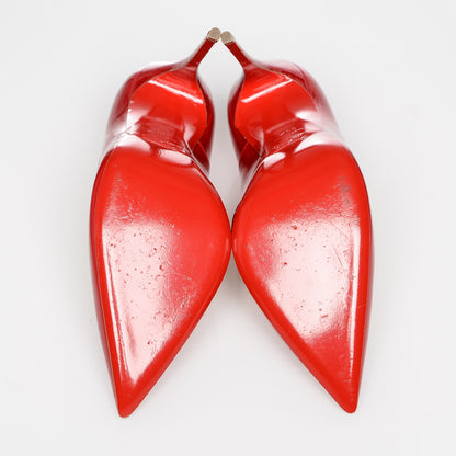 Christian Louboutin Patent So Kate 120 Pumps 39.5 Red 5 of 7