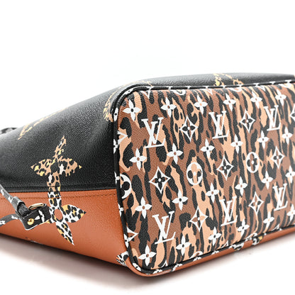 Louis Vuitton Monogram Giant Jungle Neverfull MM Black 10 of 11