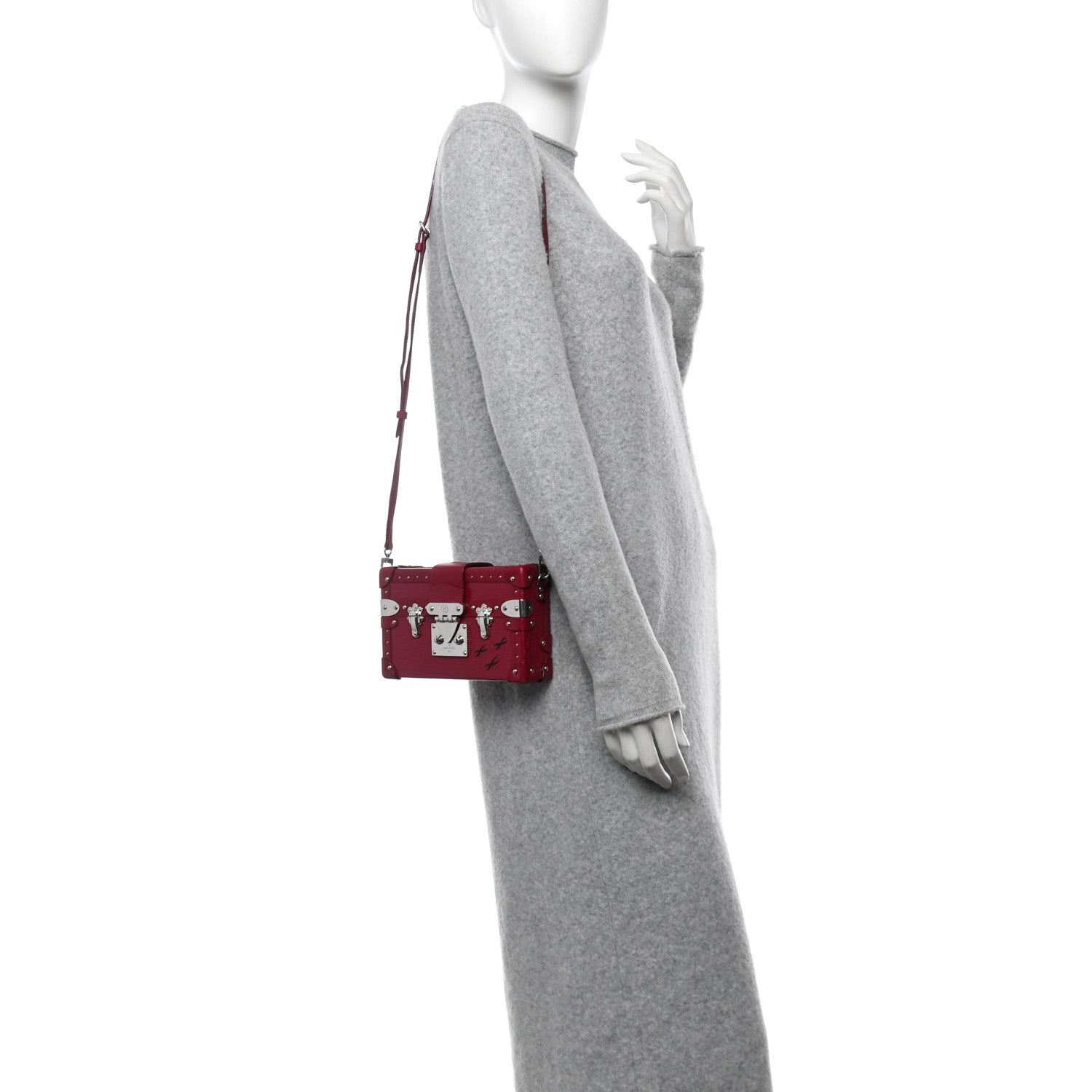 Louis Vuitton Epi Petite Malle Fuchsia 2 of 12