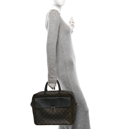 Louis Vuitton Monogram Macassar Soft Briefcase 2 of 13