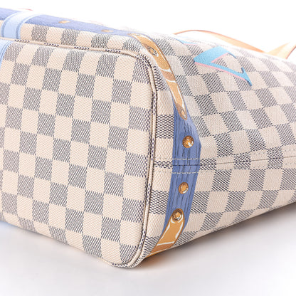 Louis Vuitton Damier Azur Summer Trunks Neo Neverfull MM 6 of 10