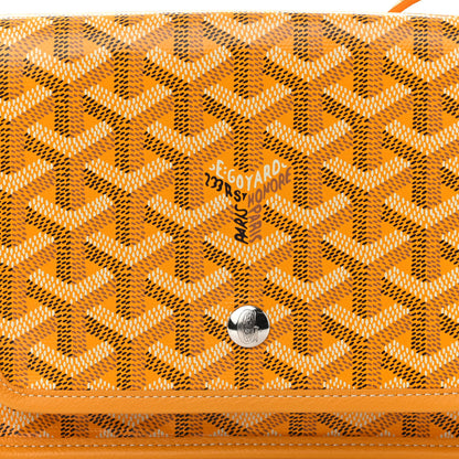 Goyard Goyardine Plumet Wallet Clutch Yellow 7 of 9