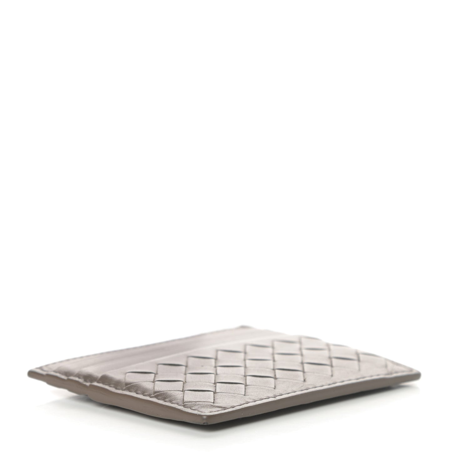 Nappa Intrecciato Card Holder Shadow