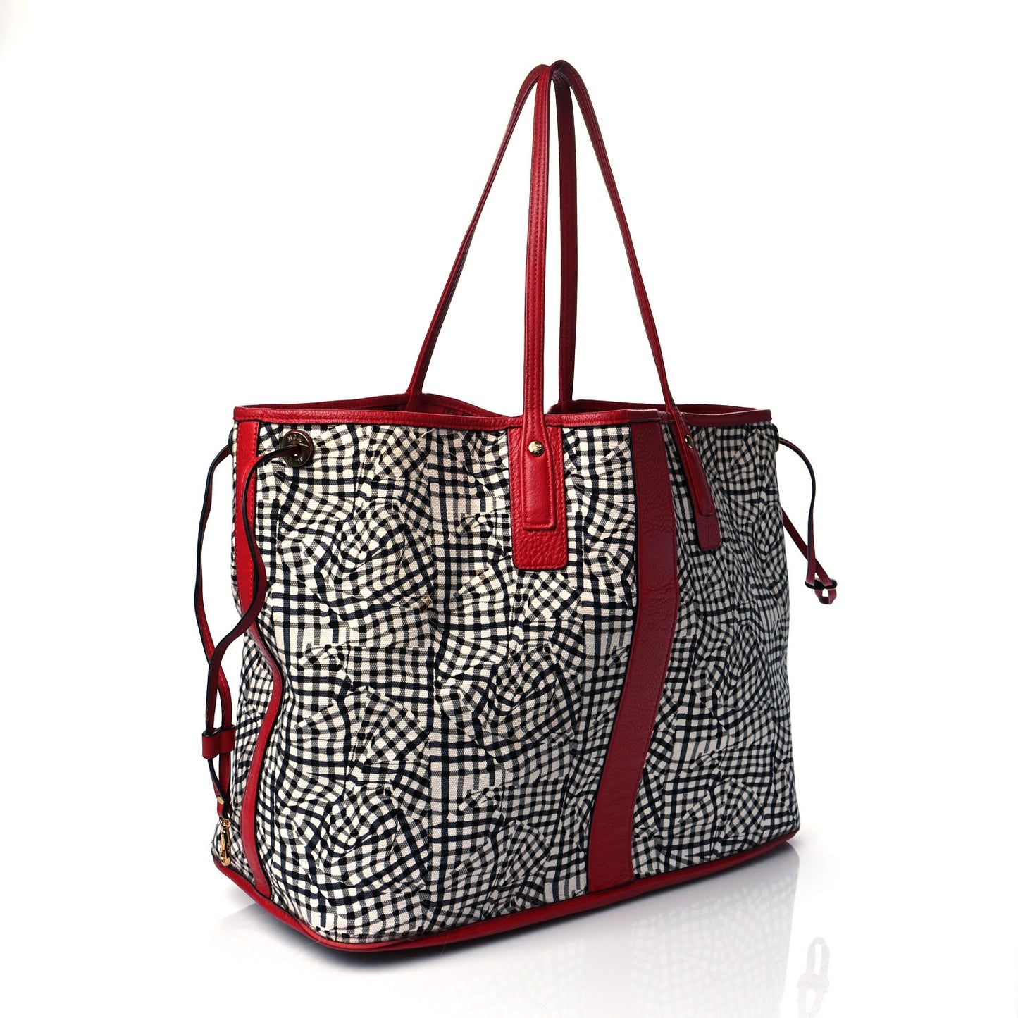Visetos Large Liz Reversible Shopper Tote Ruby Red