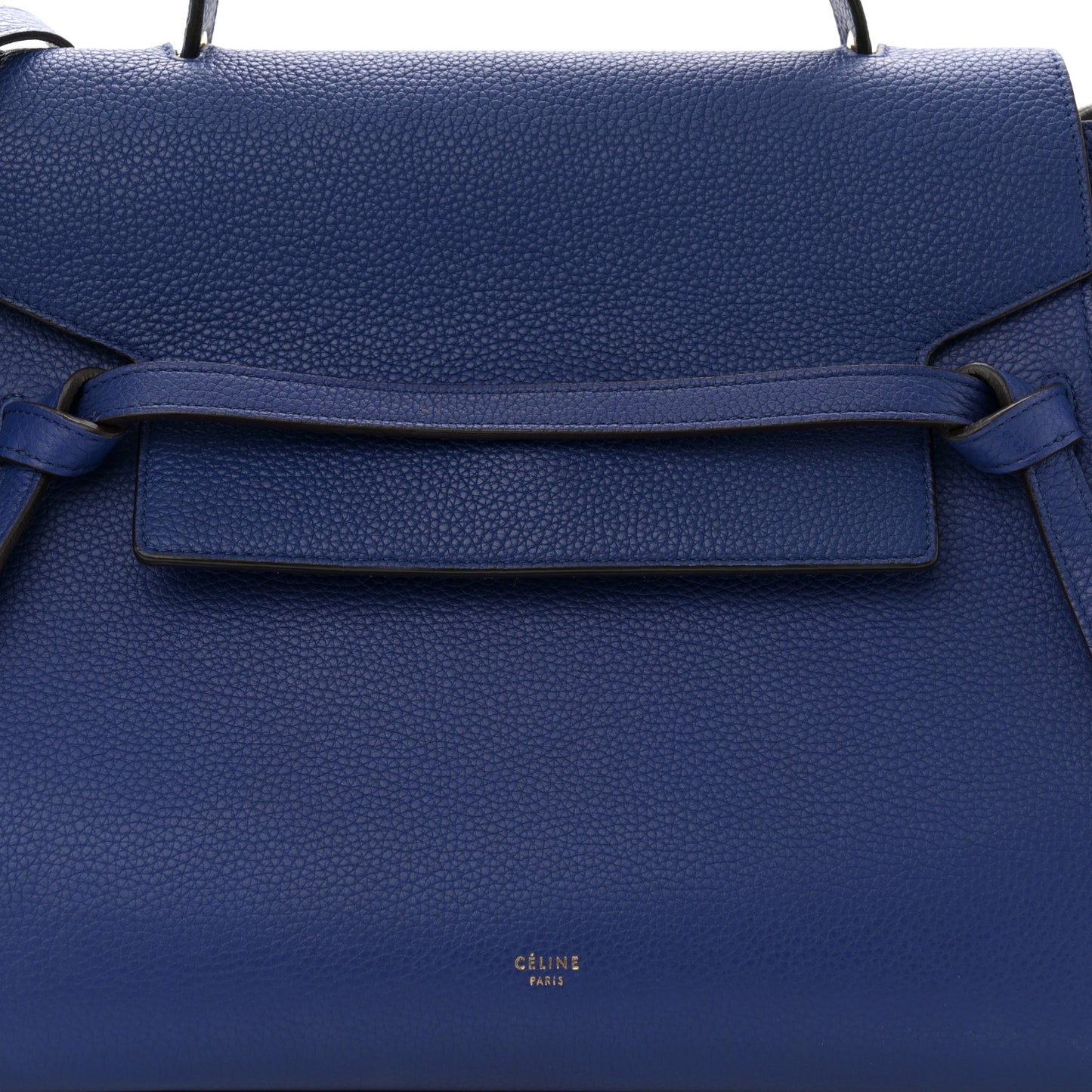 Grained Calfskin Mini Belt Bag Indigo