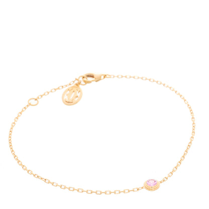 Cartier 18K Pink Gold Pink Sapphire D'Amour Bracelet 1 of 4