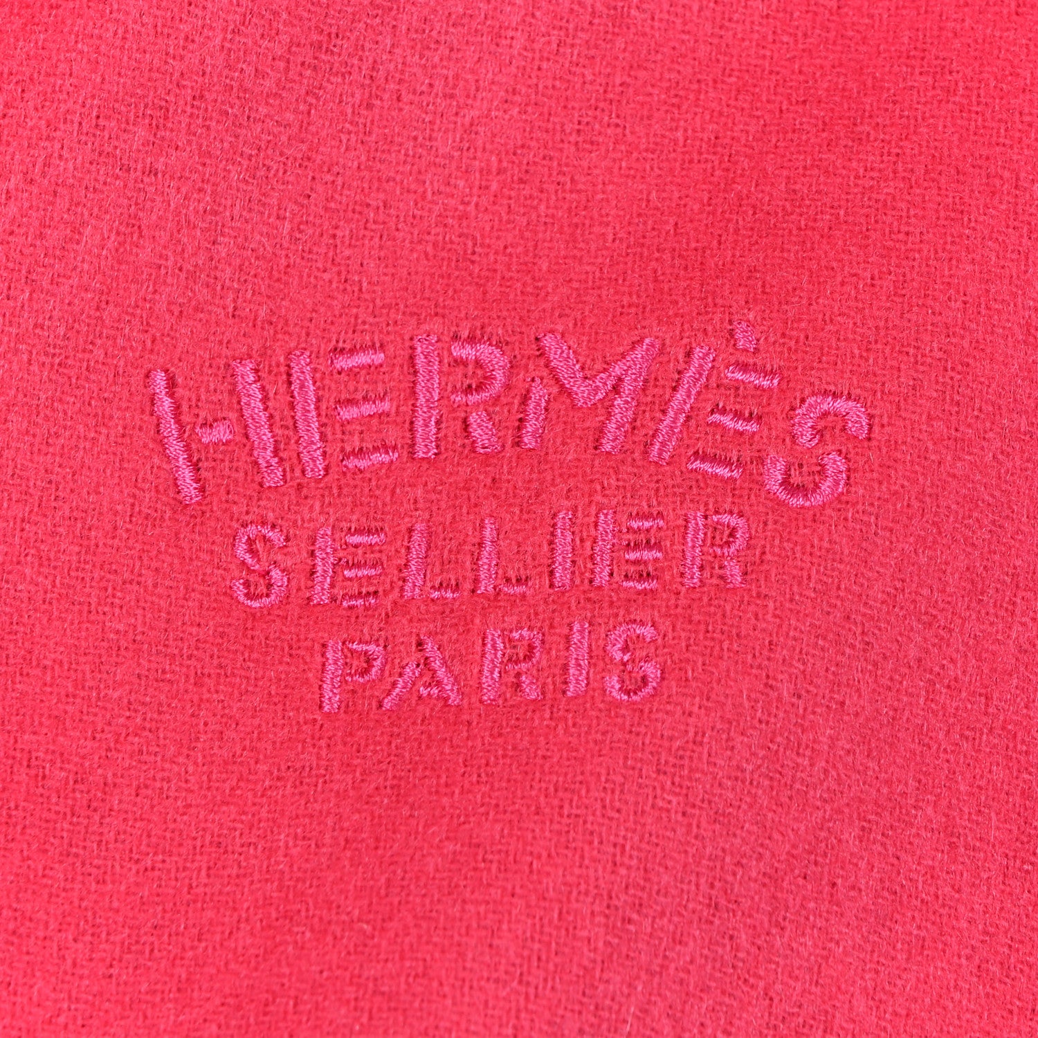 Hermes Cashmere Fringe Double Face Stole 3 of 4