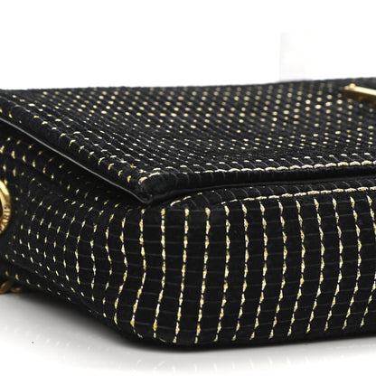 Saint Laurent Suede Contrast Stitching Monogram Kate 99 Black 10 of 15