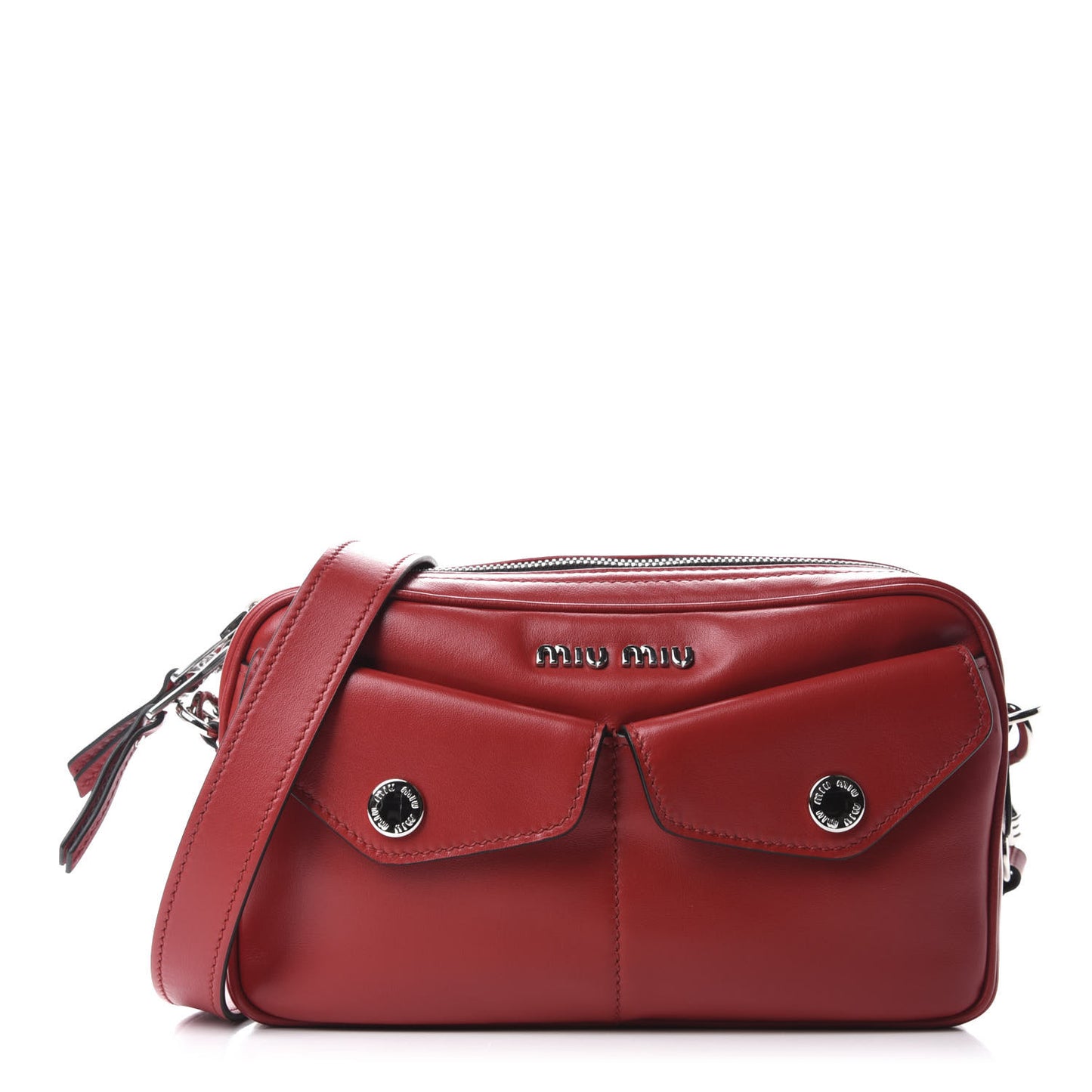 Soft Calfskin Crossbody Bag Fuoco
