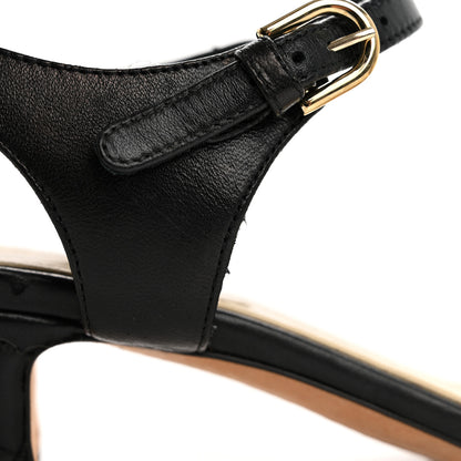 Chanel Lambskin Quilted Reissue Chain Sandals 35.5 Black 16 of 17