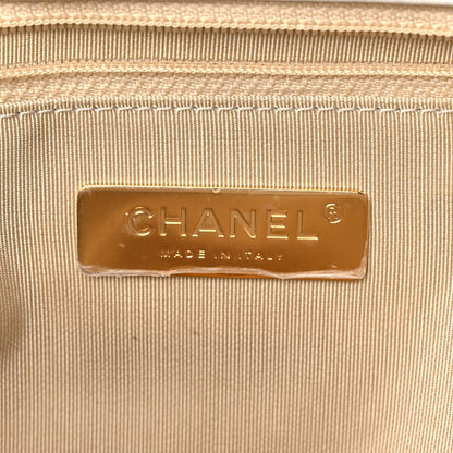 Chanel Goatskin Quilted Large Chanel 19 Flap White 6 of 12