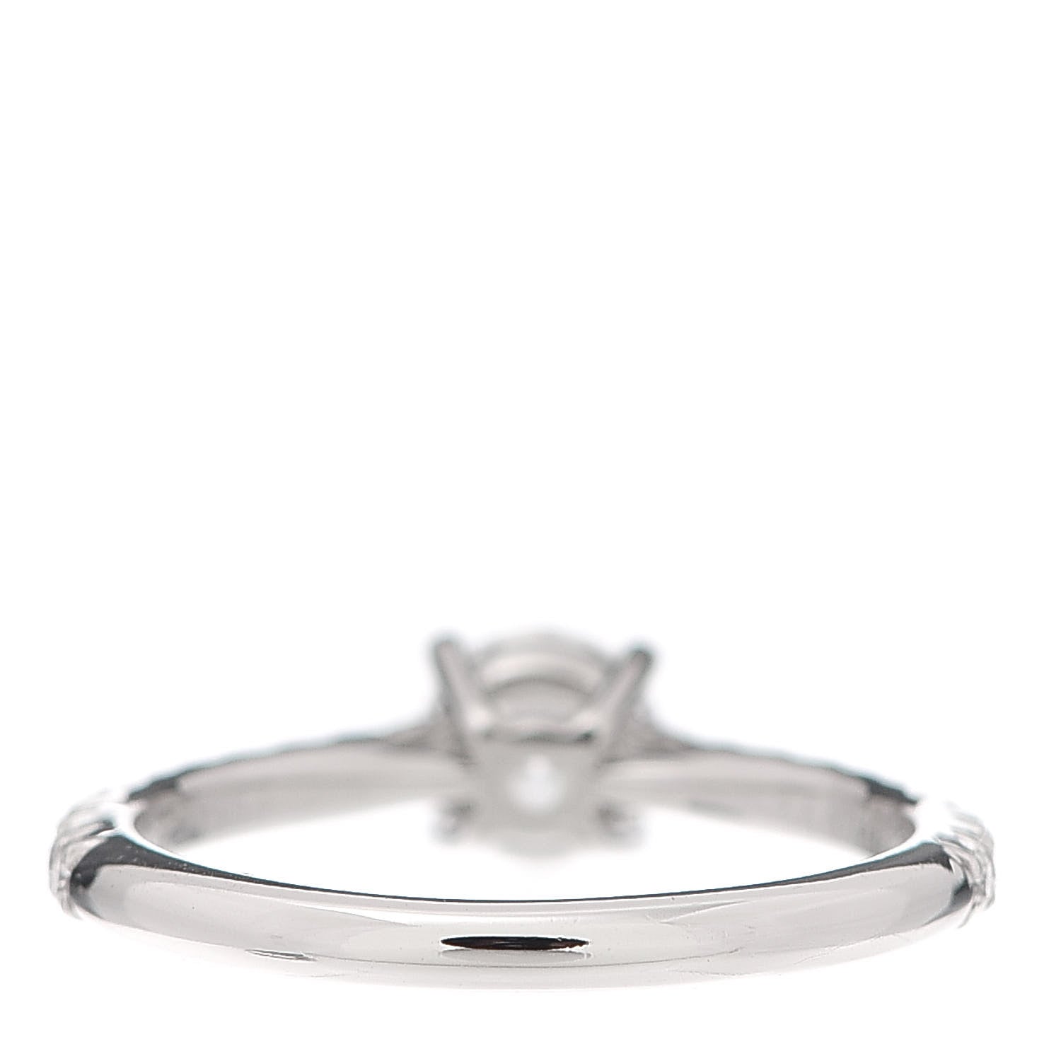 Tiffany Platinum Diamond .46ct Novo Engagement Ring 47 4 3 of 5