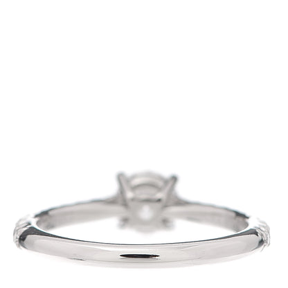Tiffany Platinum Diamond .46ct Novo Engagement Ring 47 4 3 of 5