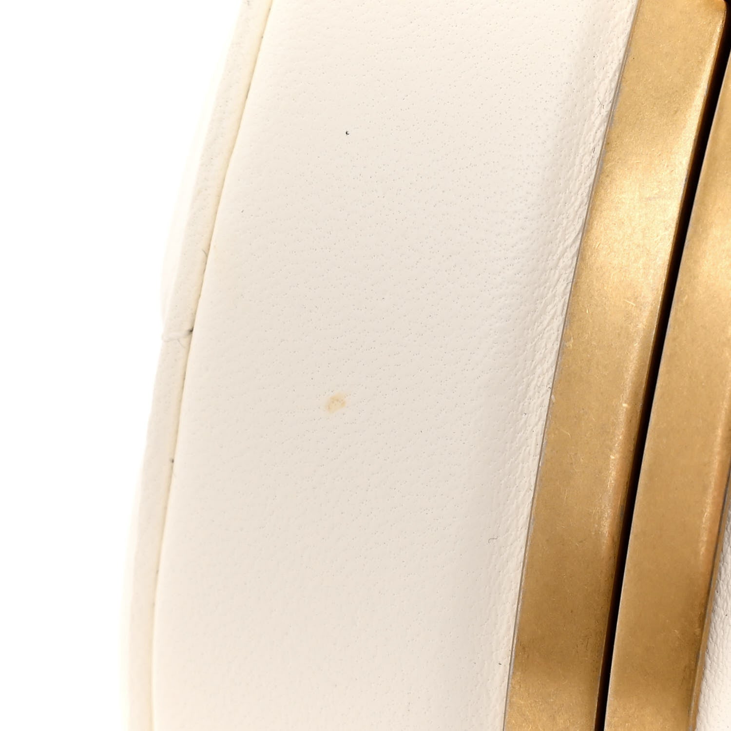 Chanel Lambskin Round Clutch With Chain White 12 of 12