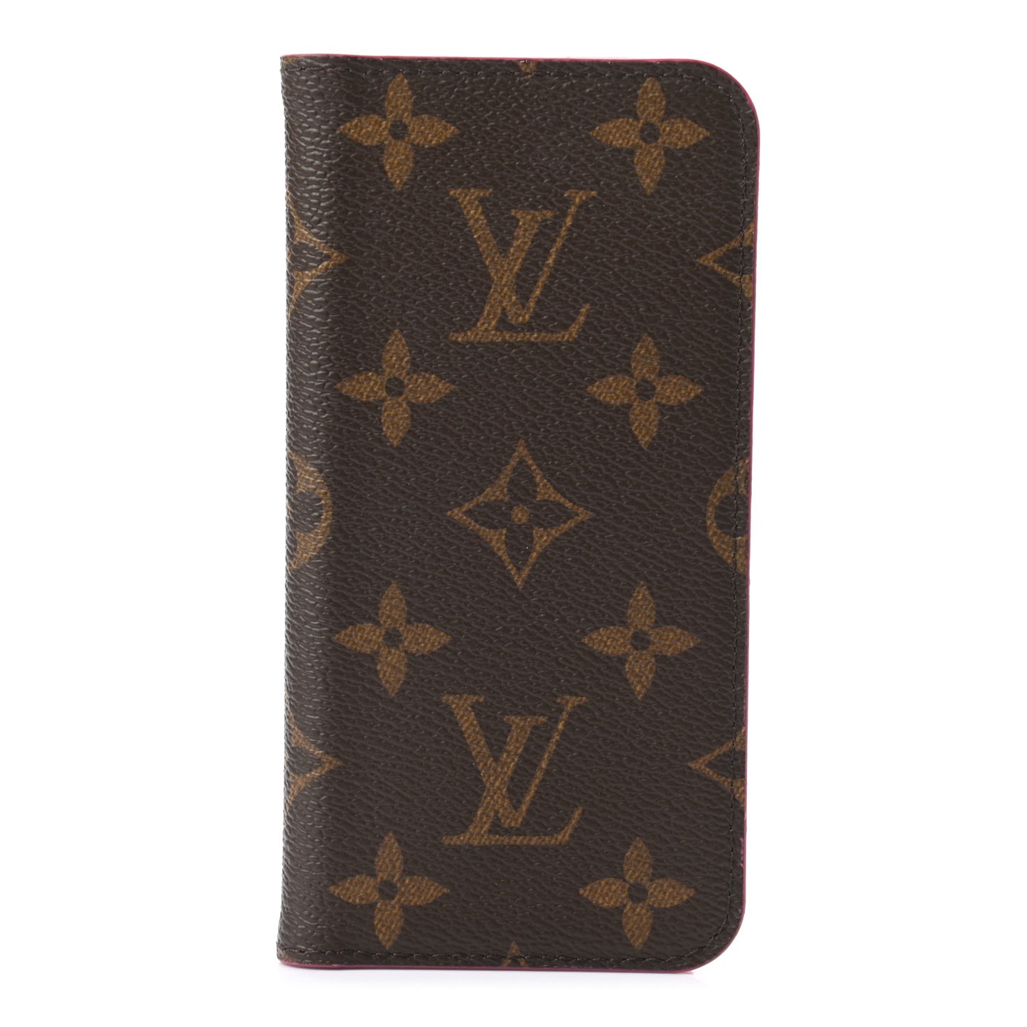 Monogram iPhone X Folio Case Rose Pop