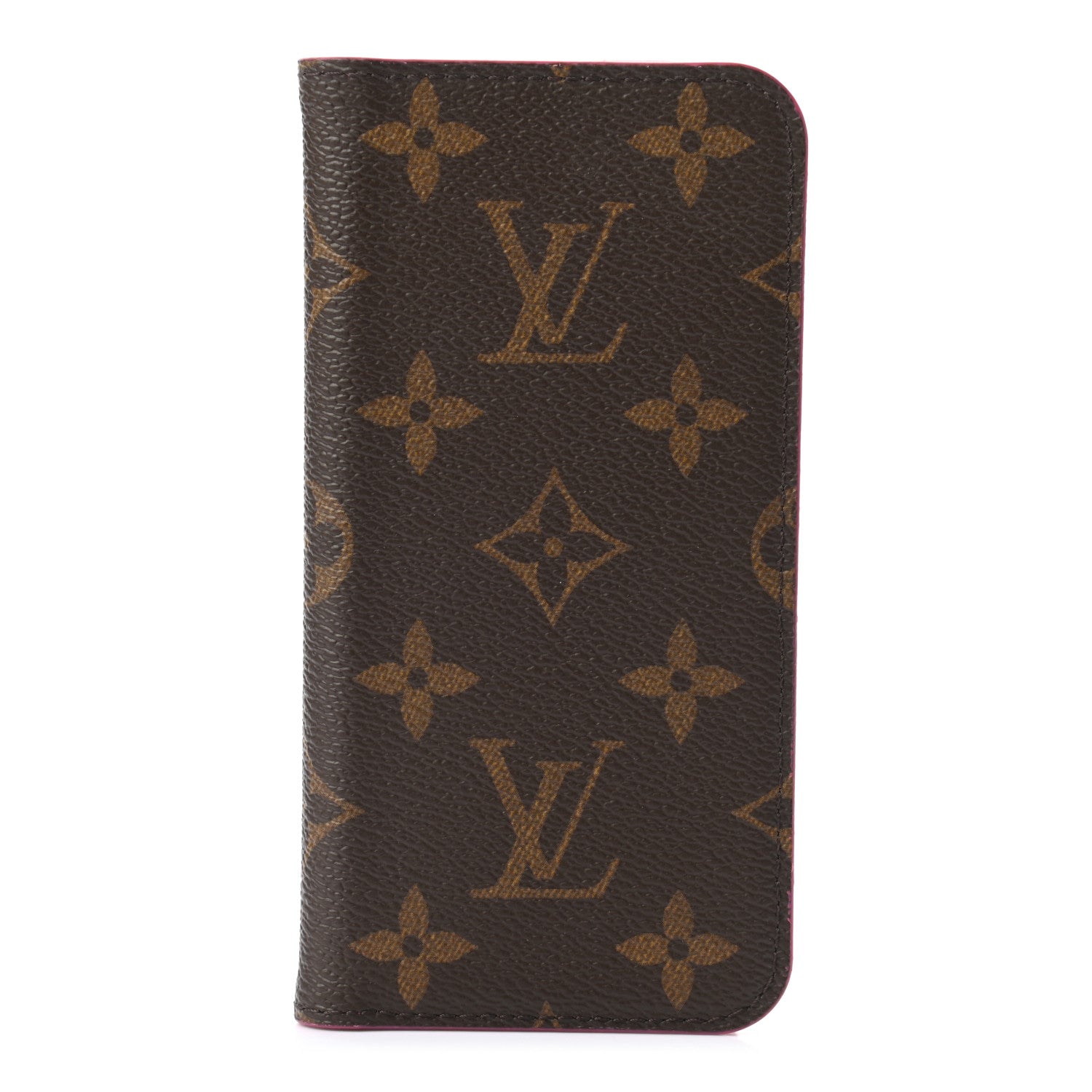 Louis Vuitton Monogram iPhone X Folio Case Rose Pop 1 of 8