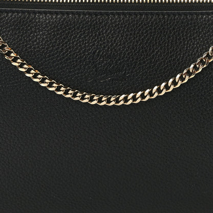 Christian Louboutin Toile Monogram Loubila Chain Hybrid Crossbody Black 6 of 9